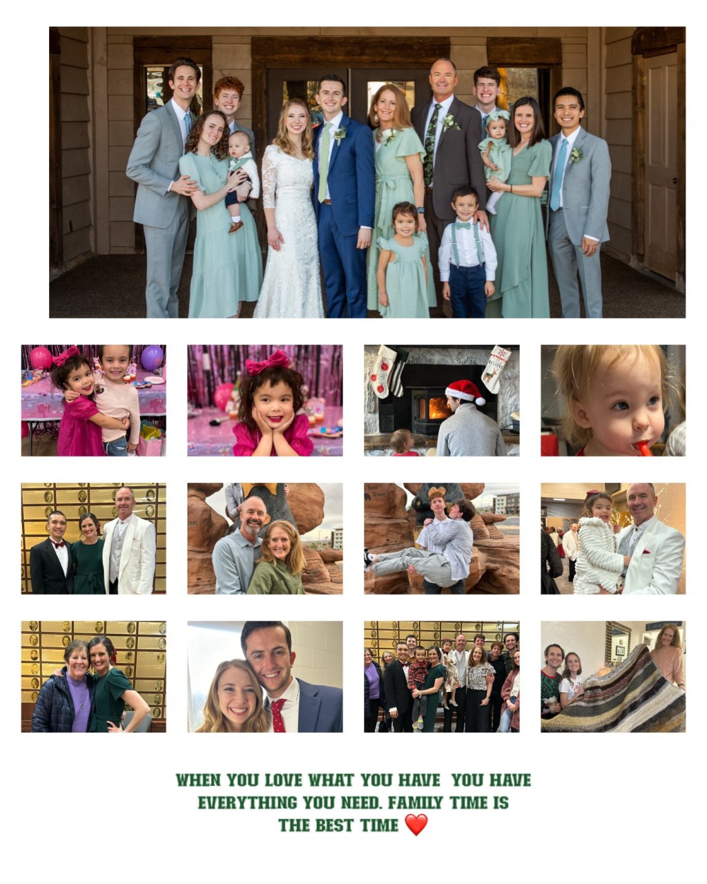 Family time over Christmas&nbsp;🎄